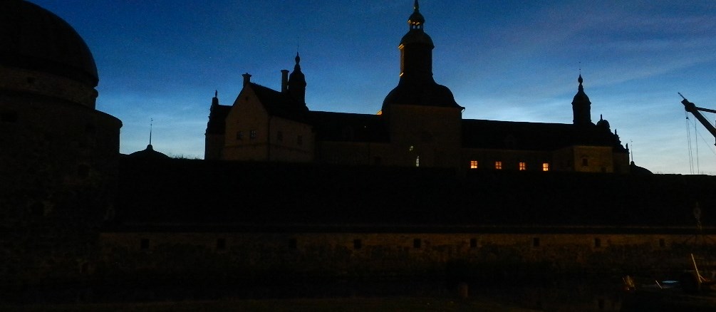 Vadstena Castel at night!